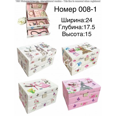 Шкатулка для украшений 008-1